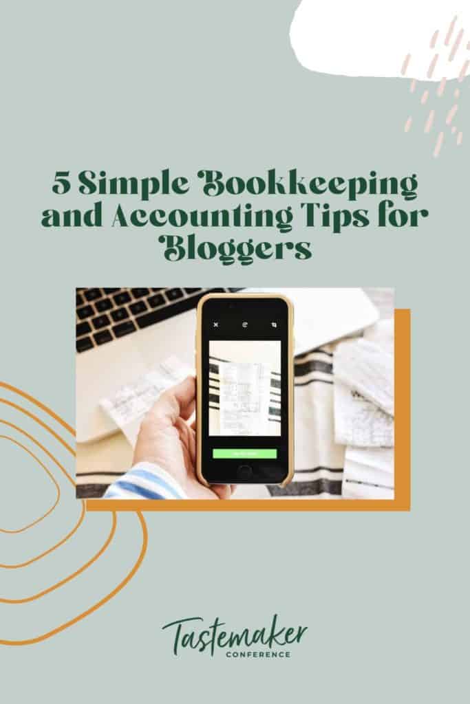 graphic with blog post title and image of a cellphone with camera app open, taking a picture of a receipt