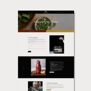 screenshot of a website