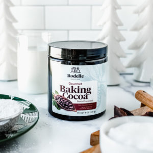 can of Rodelle Gourmet Baking Cocoa